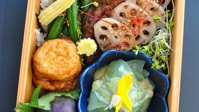 ハンバーグ弁当♪