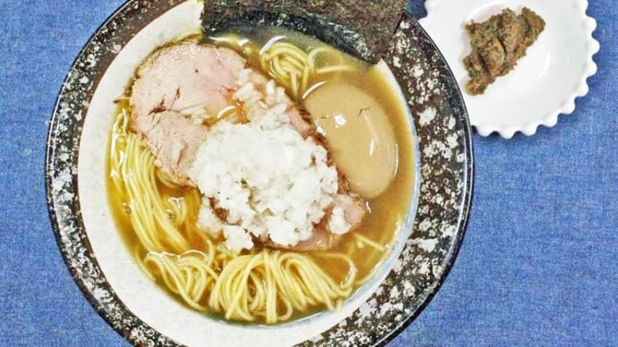 極濃厚煮干らぁ麺@麺天坊 本当に久しぶりにキッチンは煮干臭に包まれてます(#^.^#)