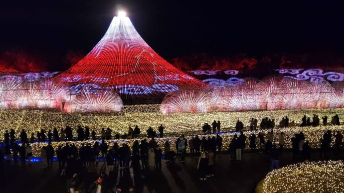 2024年 なばなの里 メインエリア のテーマは 「名峰富士」(めいほうふじ) ~ Beautiful Mt.Fuji ~