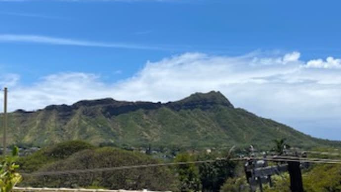 ダイヤモンドヘッドのある景色