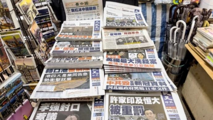 香港の新聞スタンド 「大紀元」を販売し脅迫受ける