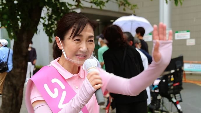 いくいな晃子候補 練馬区に!