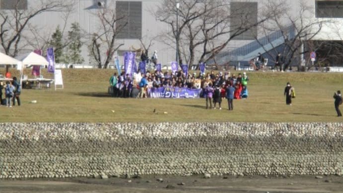 横川ビクトリーロード・・・広島のサッカー専用スタジアム「ピースウイング広島」オープンを盛り上げていきましょう！