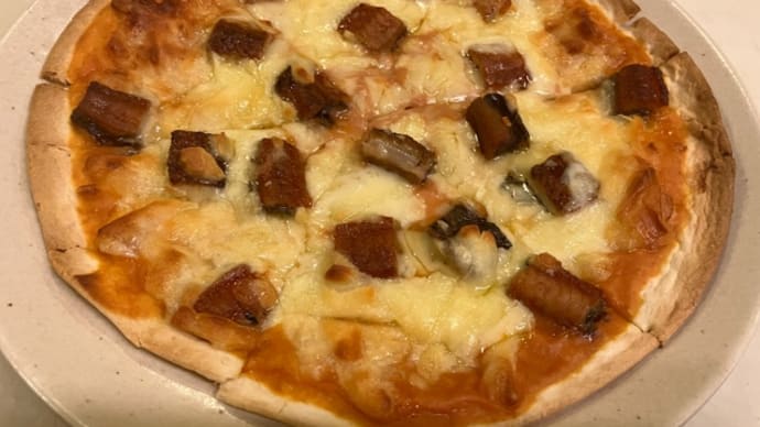 鰻ピザ