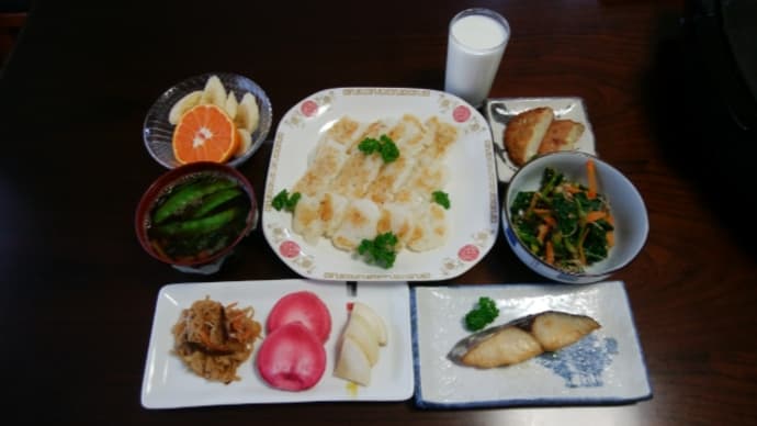 今日の朝ごはん
