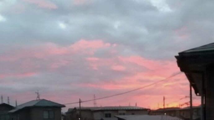 朝やけ