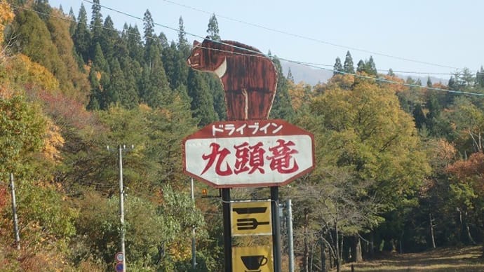 チャココと福井の旅#1(紅葉カヌー@九頭竜湖）