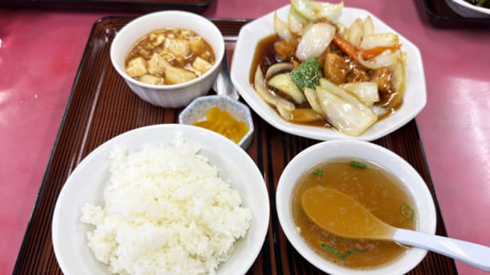 中国料理 五十番@福山市「酢豚定食」