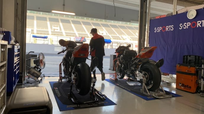 鈴鹿8耐合同テスト②移動搬入日