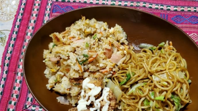 本日の夕飯は、冷蔵庫にあるもので簡単に。