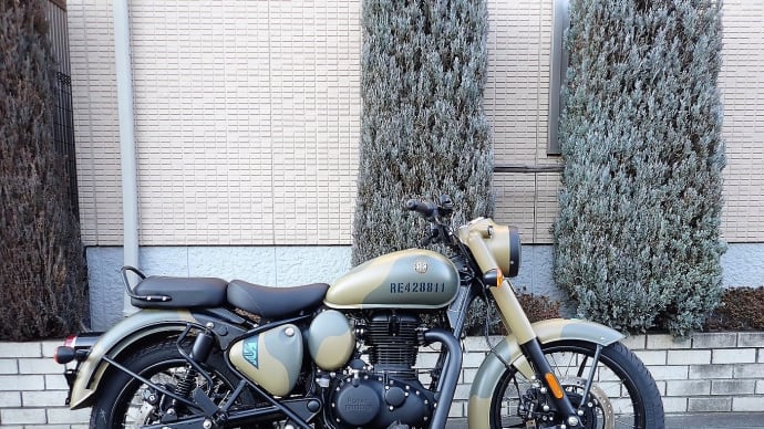 これがROYAL ENFIELD CLASSIC350の新しいARMY COLOR!Stealth Commando Sand です!