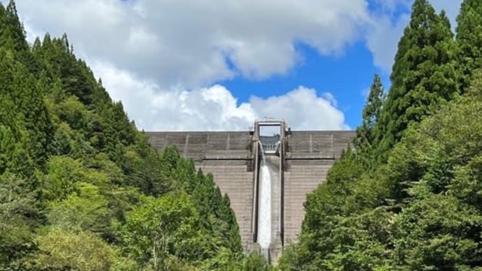 ダム訪問「大森川ダム(おおもりがわだむ)」2〔高知県いの町〕ダムカード有り