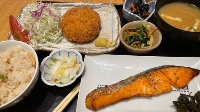 2種盛り定食 大かまど飯寅福