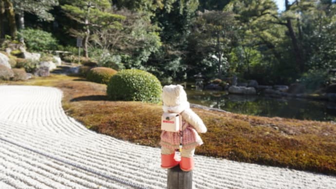いよいよ終了間近「京の冬の旅」。「知恩院」の方丈庭園などを拝見。近くの円山公園の「一休庵」でひと休み