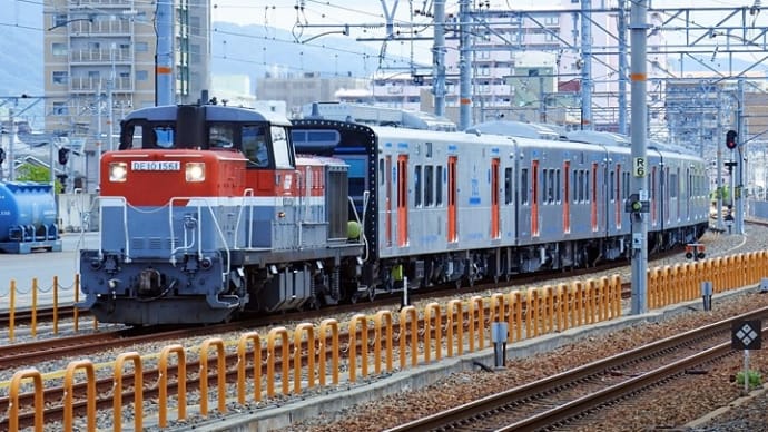 JR九州YC1系6両甲種輸送【１】－神戸貨物ターミナル（2020.5.21）