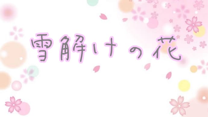 お花見。