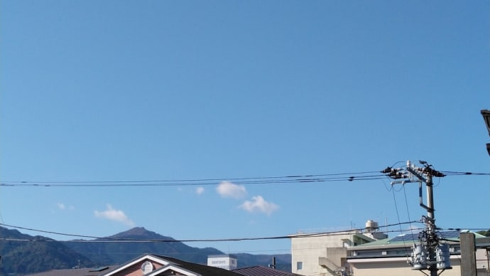 今日の空