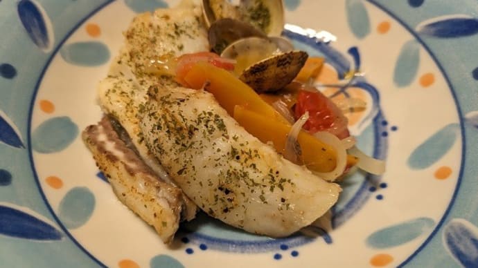 クログチを食べる