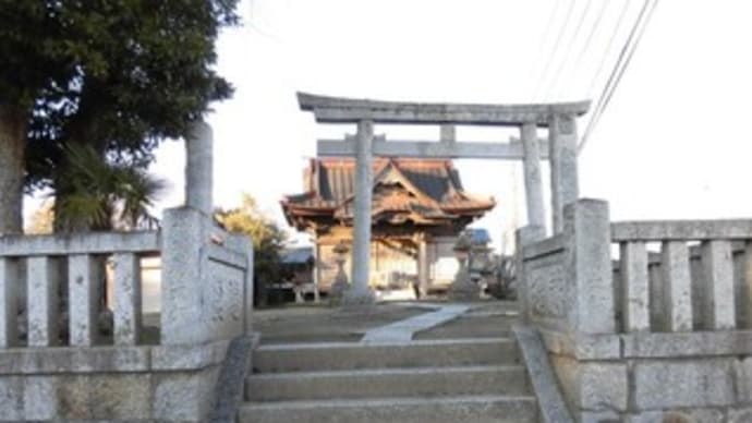 八坂神社と波の伊八 in 千葉県睦沢町