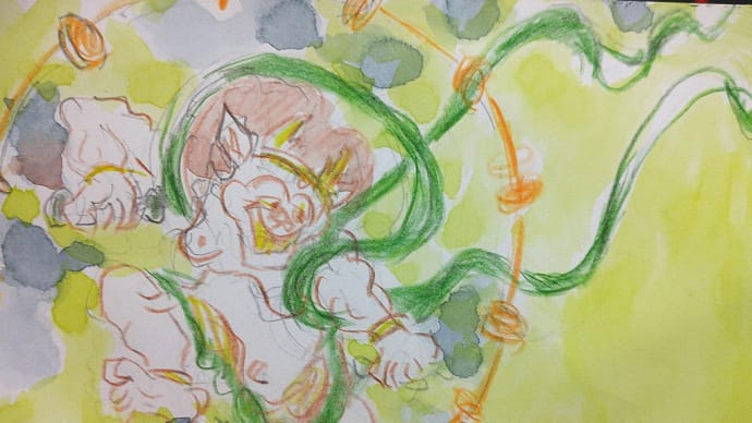 雷神 ハガキ