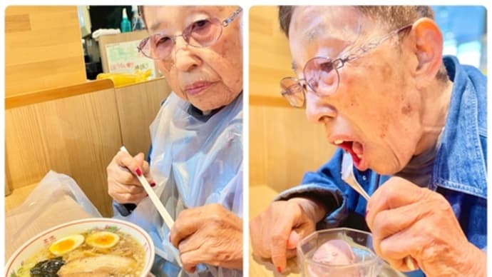 2/4 母とふたり昼食