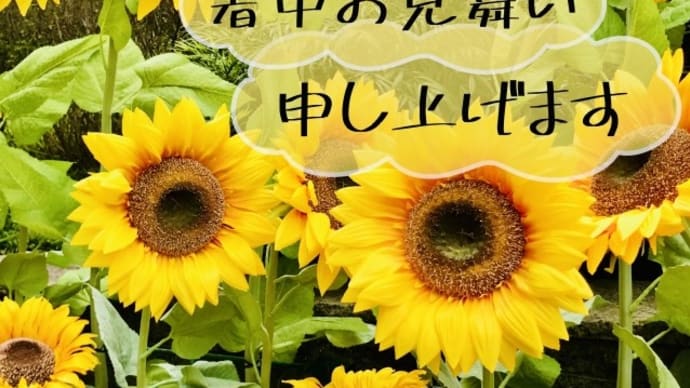 梅雨が明ける前からもう猛暑です