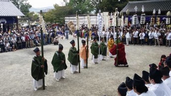 往馬大社火祭り本宮