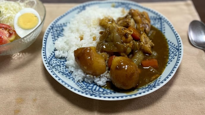 野菜ごろごろのチキンのカレー@我が家