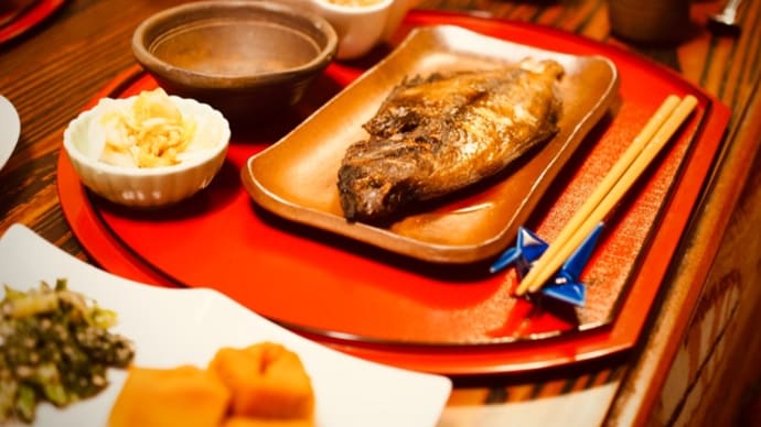 江戸時代の旅籠飯みたいな夕食