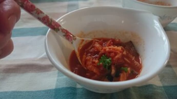 防災の日に 鯖と切り干し大根のスープ