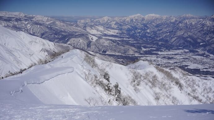 白馬五竜　小遠見山と鹿島槍にサヨウナラ