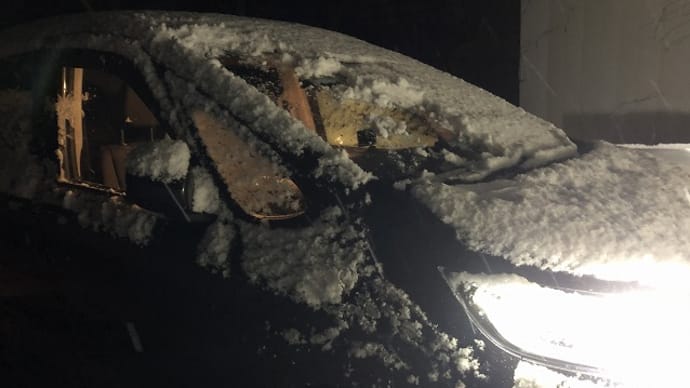 不意打ちの積雪