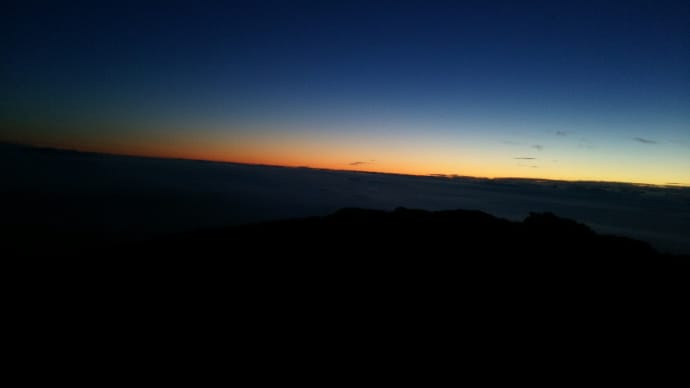 １０日．東雲を見に韓国岳へ