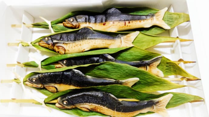 鮎姿焼にしてスイーツ