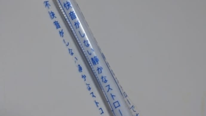 謎のストロー?
