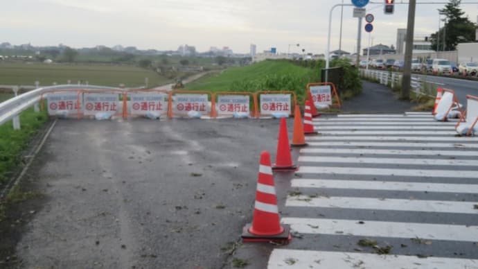 国道6号青山台入口交差点から入る 野田へ農免道路(田中調整池)