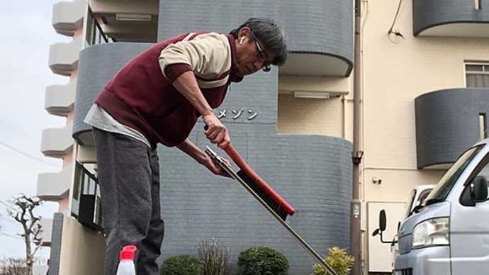 大掃除は網戸洗い!