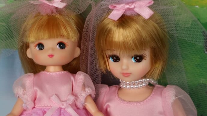 リカちゃんxバラウエディングドレス&ミニバラウエディング