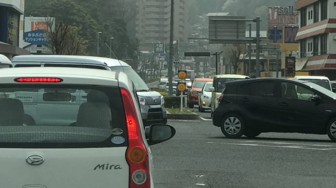 昨日は黄砂で視界が悪かった!