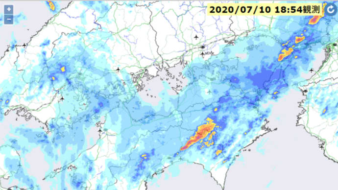 令和2年7月10日・川のような大雨です!