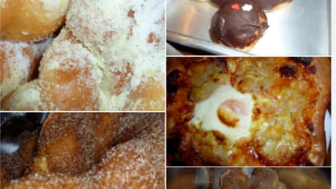 むか~し 昔、その昔、母親が、ドーナッツをよく作ってくれた 輪っか🍩の形と抜いた丸🔵