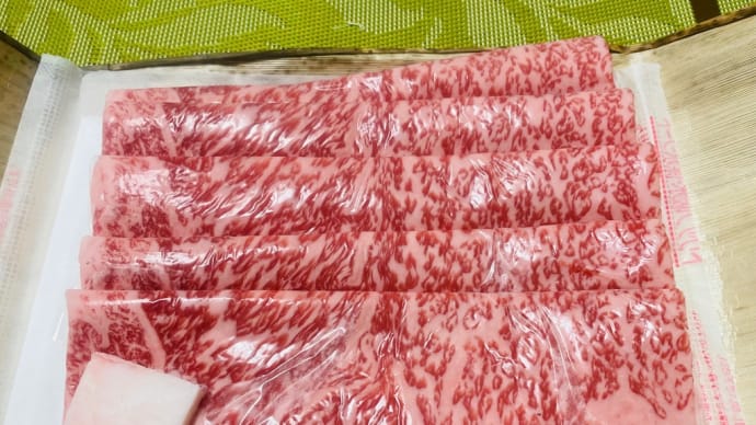人生一のすき焼き