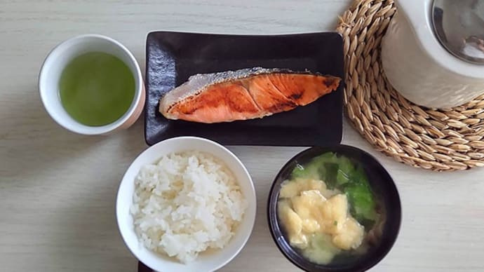 5月27日 鮭定食&焼売定食。