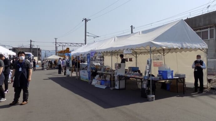 上高地線ふるさと鉄道まつりが新村車両所で行われました3月23日(日)クラブ通算157回