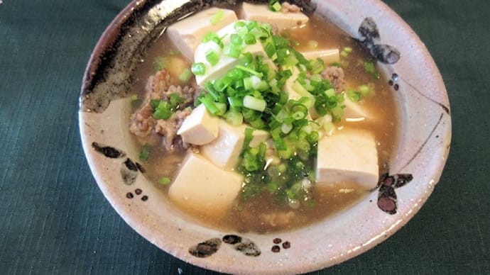 豚ひき肉と豆腐の炒め煮 大原千鶴
