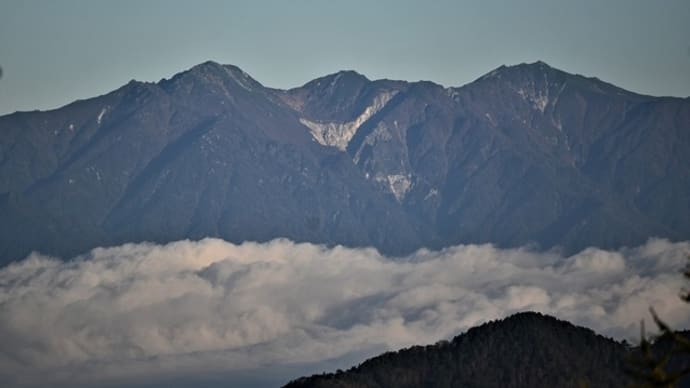 南アルプスの朝陽と雲海 「しらびそ高原 天の川 ②」