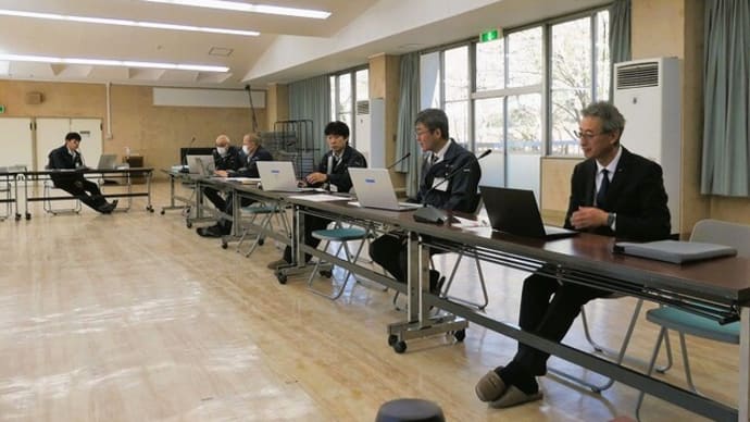 定例課長会議&消防団分団長会議&日岐上空からの風景