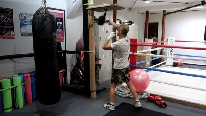 あしたのジャッキー(令和4年打ち初め編) my first boxing working out in 2022
