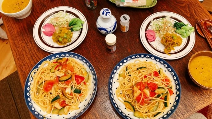 おろし器とパスタデー