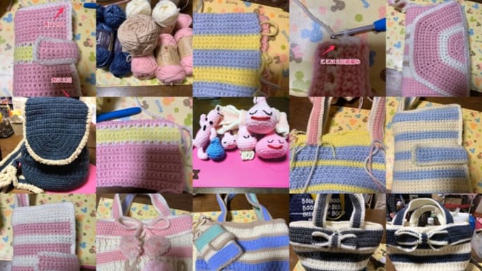 今年私が作ったDIYや編み物シリーズ💕